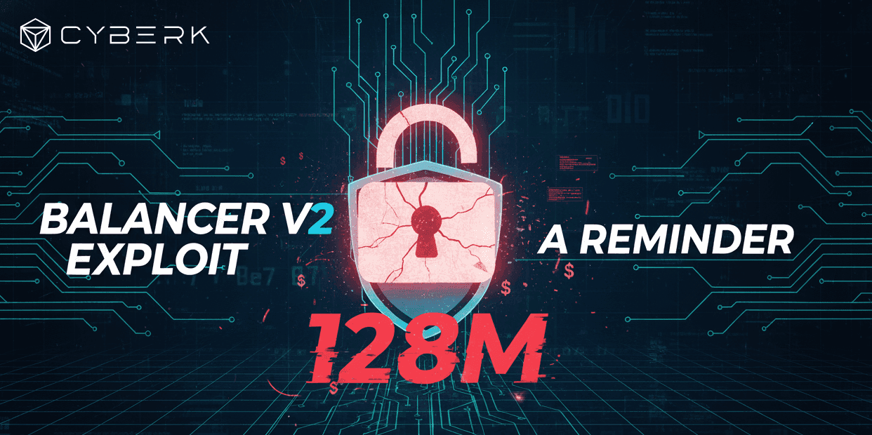 Balancer V2 DeFi exploit showing smart contract vulnerabilities