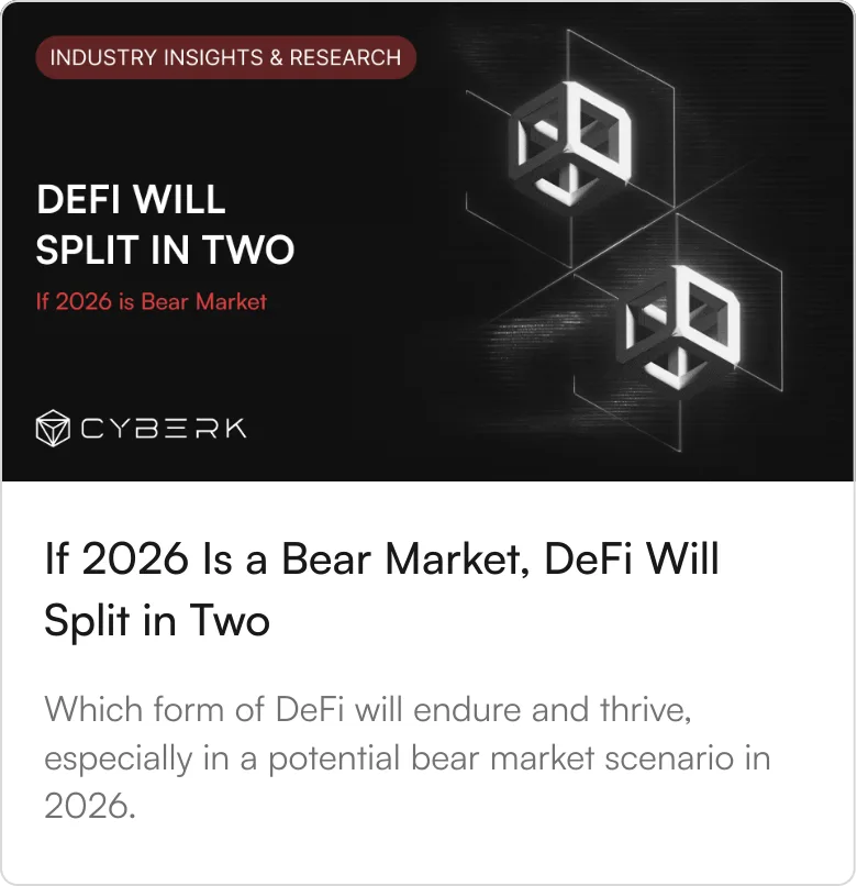 If 2026 Is a Bear Market, DeFi Will Split in Two