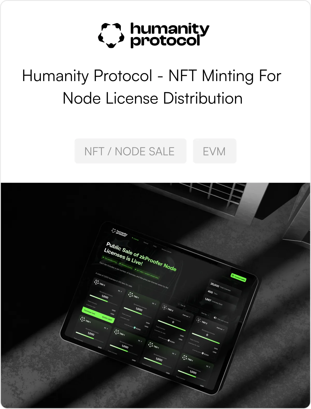 Humanity Protocol project card