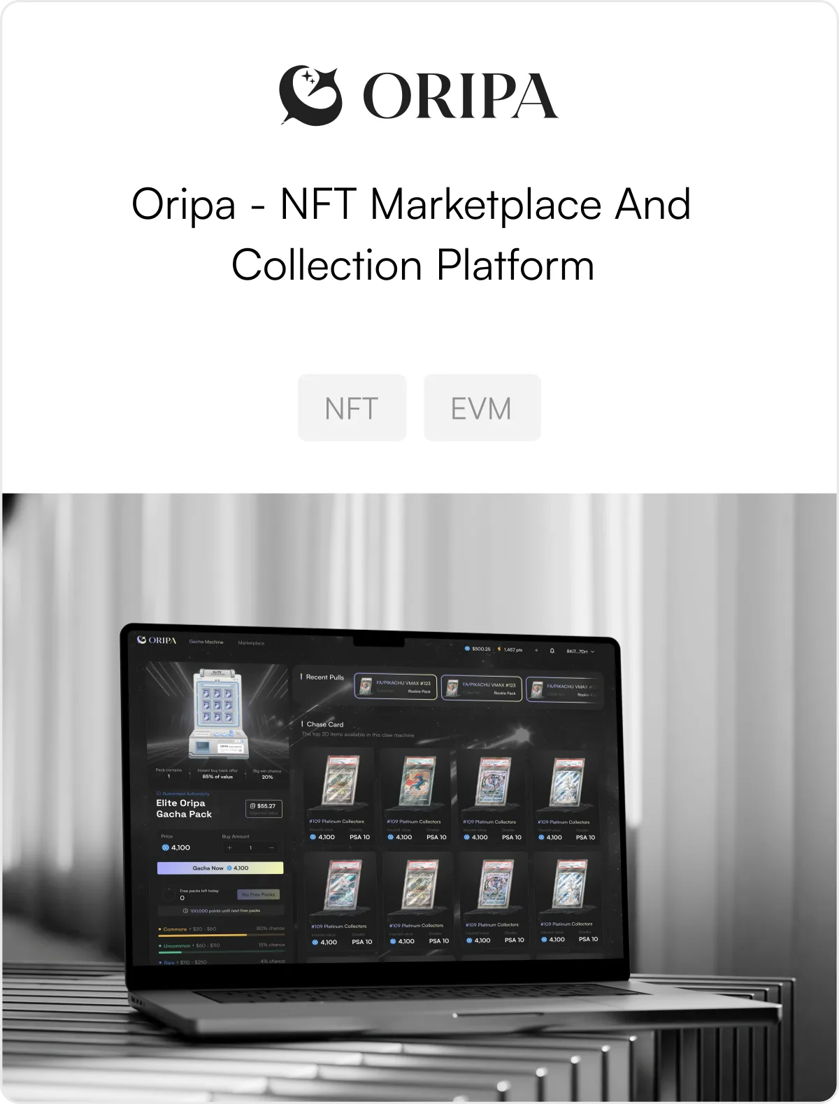 Oripa project card