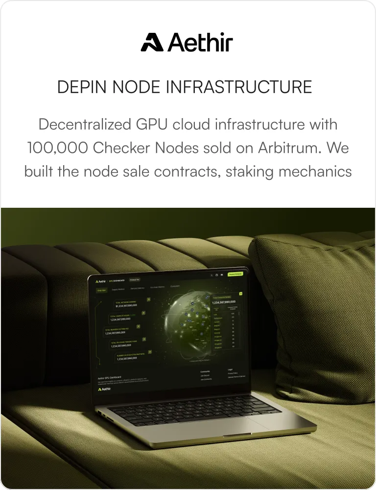 Aethir DePIN node infrastructure case study