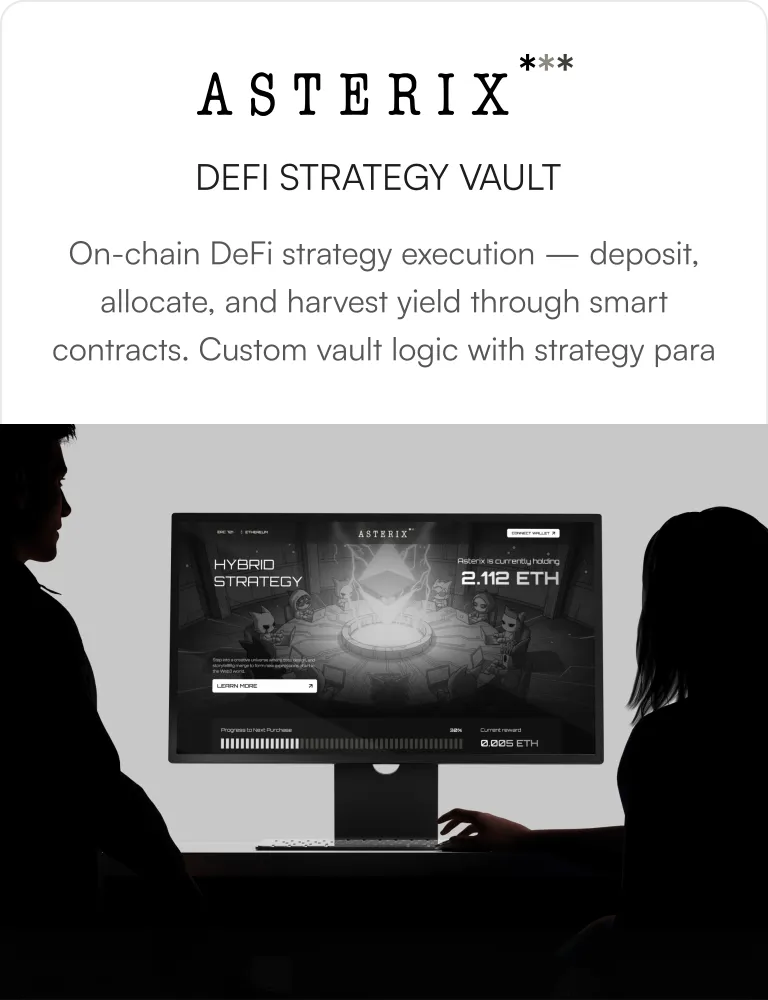 Asterix DeFi strategy vault case study