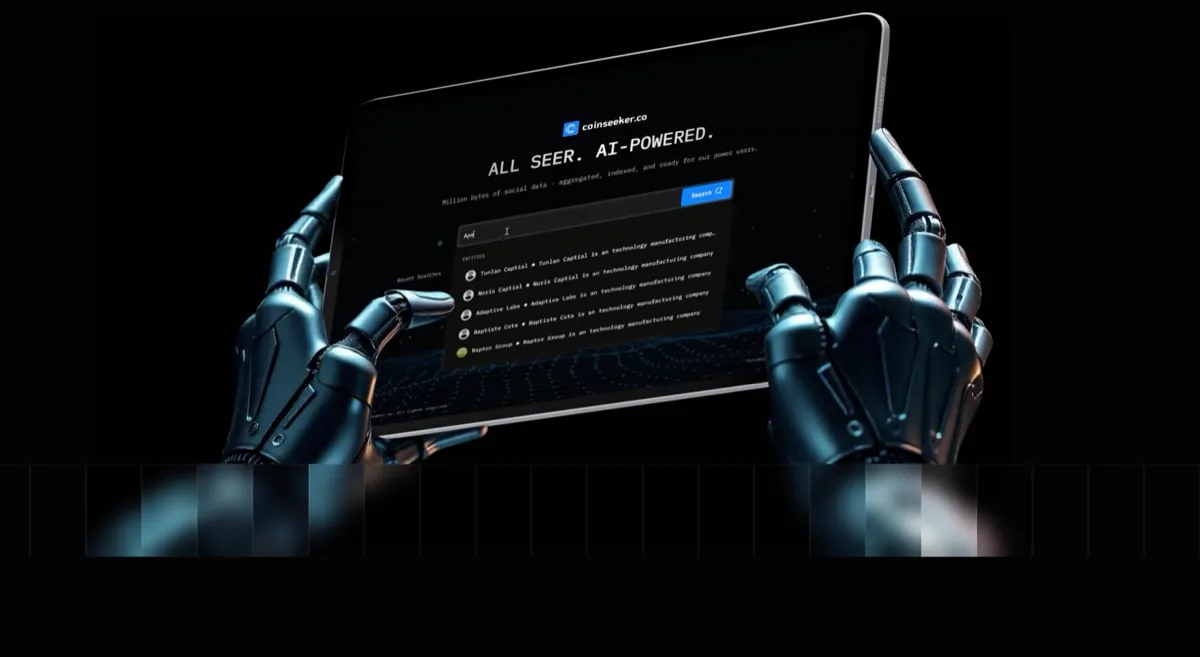 Coinseeker AI-powered analytics platform