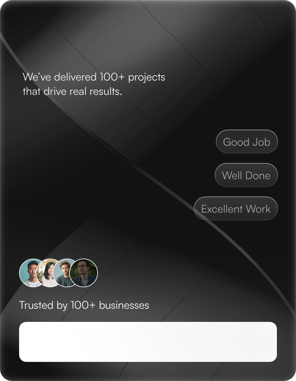 We’ve delivered 100+ projects that drive real results.